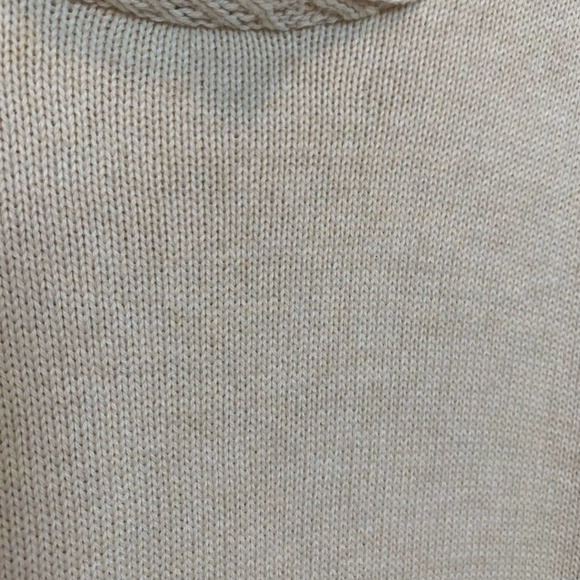 Jeanne Pierre Pullover Long Sleeve Mock Neck Sweater Size Large 100% Cotton - Picture 11 of 15